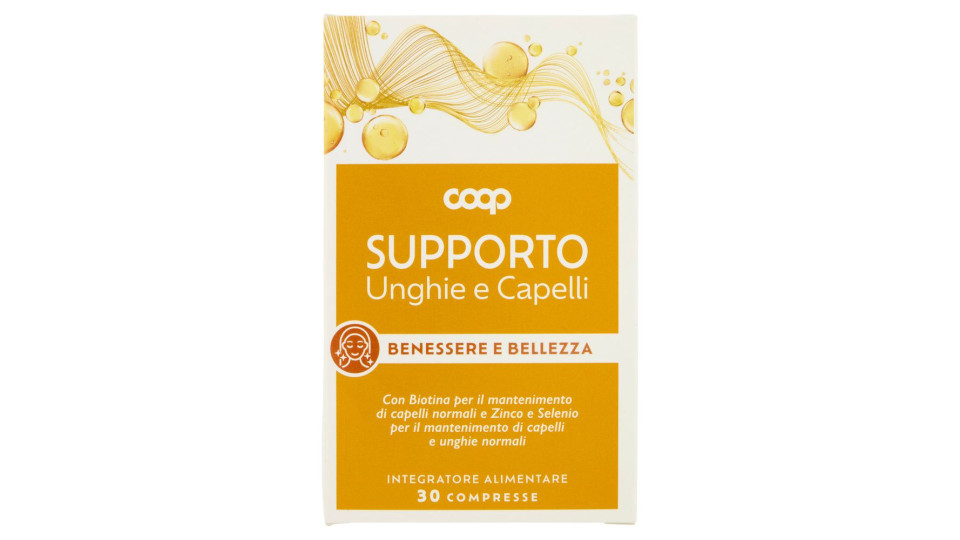 Integratore Alimentare Supporto Unghie E Capelli Compresse 30 X 0,9 G