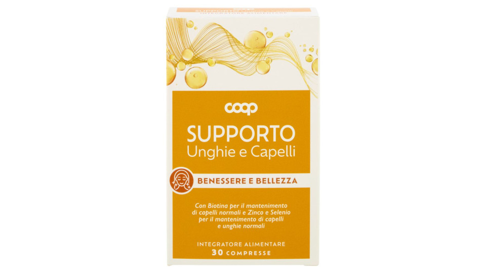 Integratore Alimentare Supporto Unghie E Capelli Compresse 30 X 0,9 G