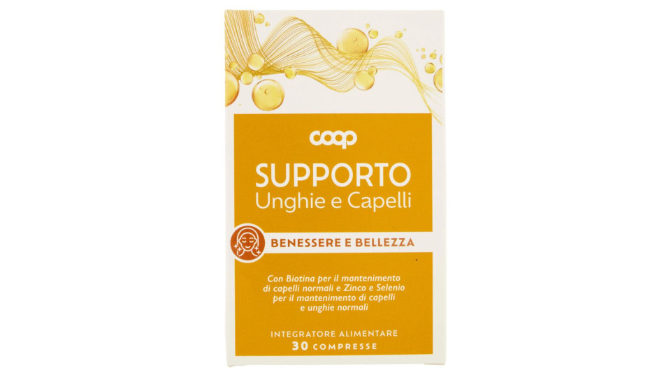 Integratore Alimentare Supporto Unghie E Capelli Compresse 30 X 0,9 G