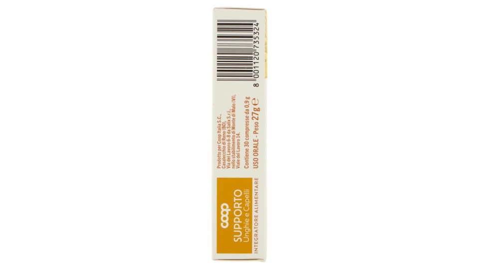 Integratore Alimentare Supporto Unghie E Capelli Compresse 30 X 0,9 G