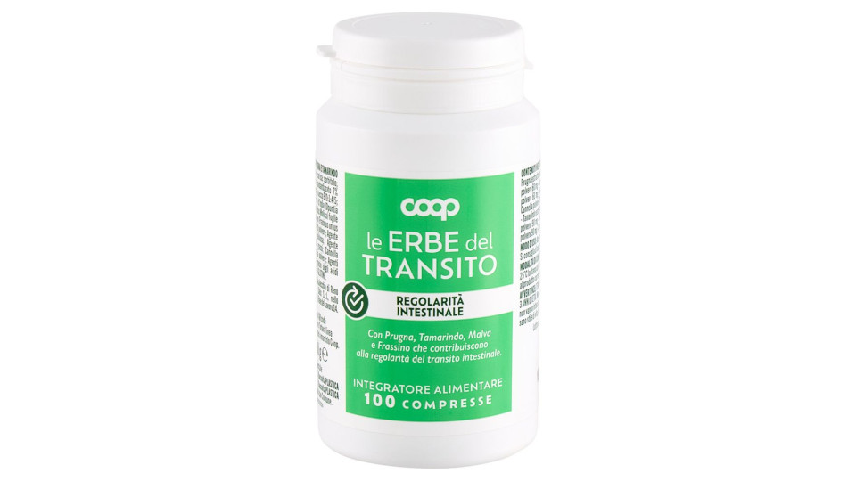 Integratore Alimentare Le Erbe Del Transito Regolarità Intestinale 100 Compresse 50 G