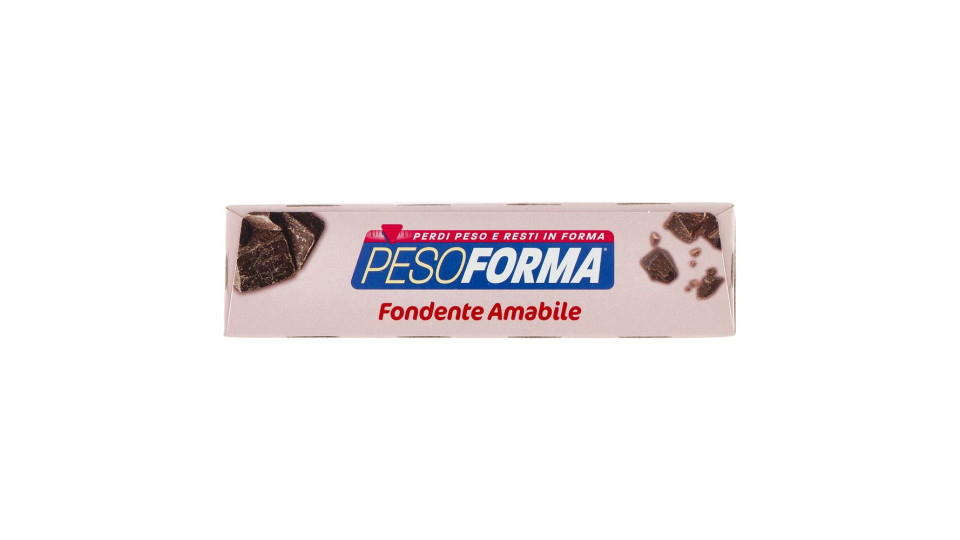 Pesoforma Fondente Amabile, Sostitutivo Del Pasto Ricco Di Fibre, 236kcal Per Pasto, 12 X 31 G