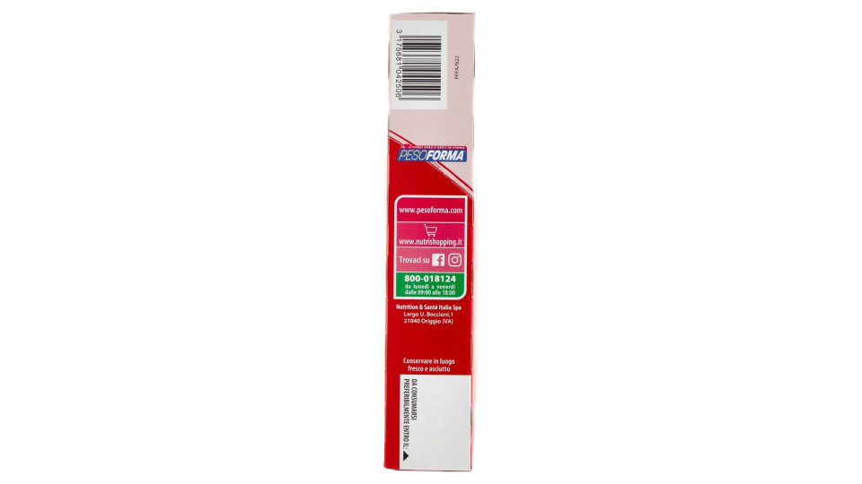 Pesoforma Fondente Amabile, Sostitutivo Del Pasto Ricco Di Fibre, 236kcal Per Pasto, 12 X 31 G