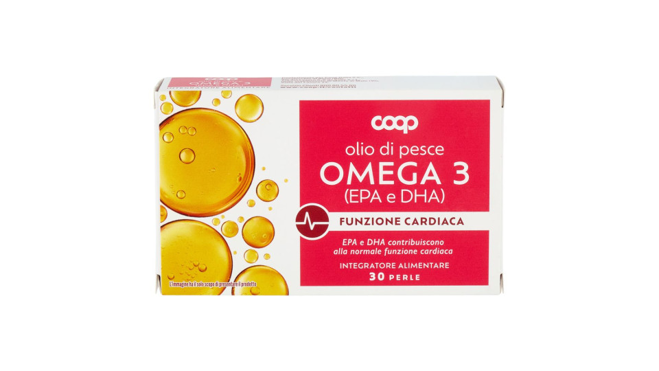 Integratore Alimentare Olio Di Pesce Omega 3 (epa E Dha) Funzione Cardiaca Perle 30 X 0,735 G