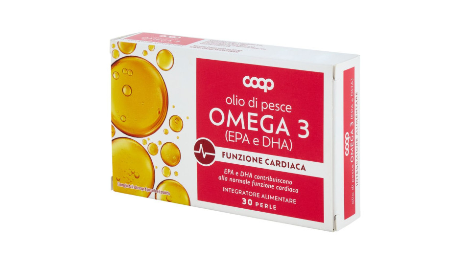 Integratore Alimentare Olio Di Pesce Omega 3 (epa E Dha) Funzione Cardiaca Perle 30 X 0,735 G