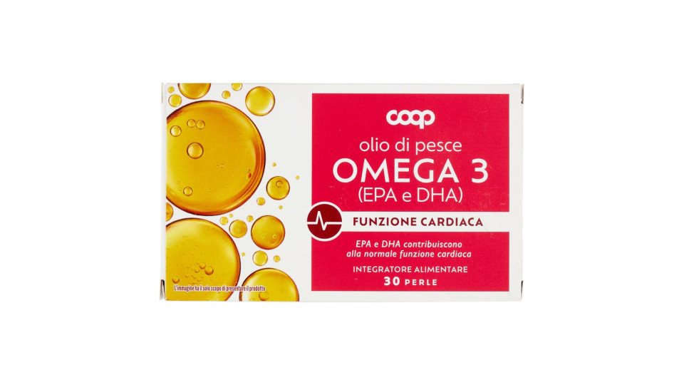 Integratore Alimentare Olio Di Pesce Omega 3 (epa E Dha) Funzione Cardiaca Perle 30 X 0,735 G