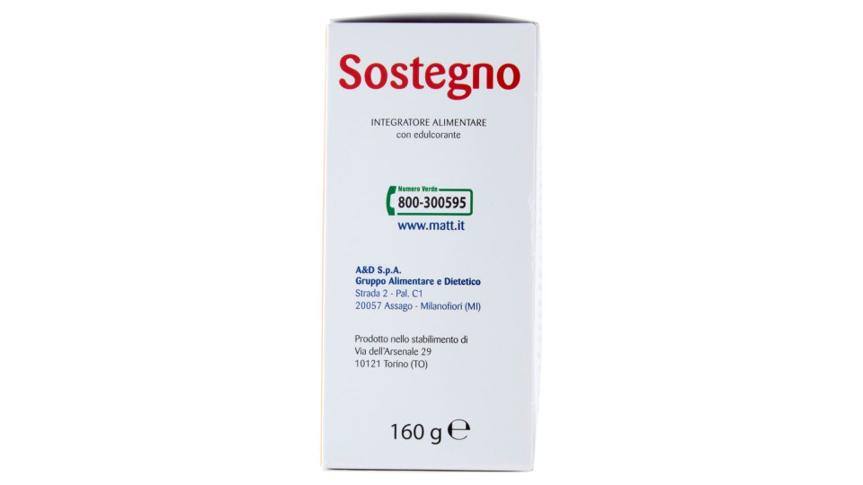 Matt Divisione Pharma Sostegno 20 Buste Gusto Arancia 160 G