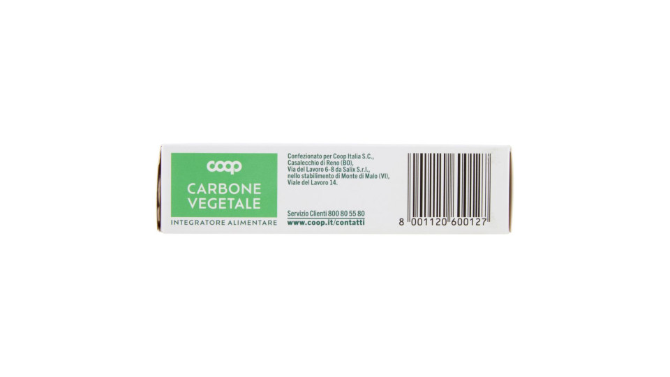 Integratore Alimentare Carbone Vegetale Gonfiore, Gas Intestinali Compresse 60 X 0,504 G