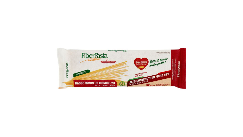 Fiberpasta Basso Indice Glicemico 23 Spaghetti 500 G