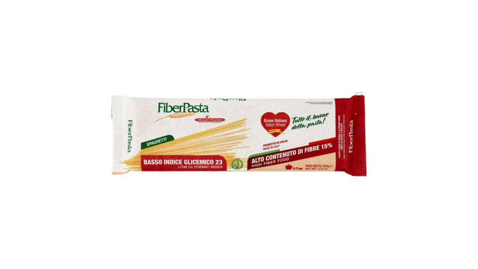 Fiberpasta Basso Indice Glicemico 23 Spaghetti 500 G