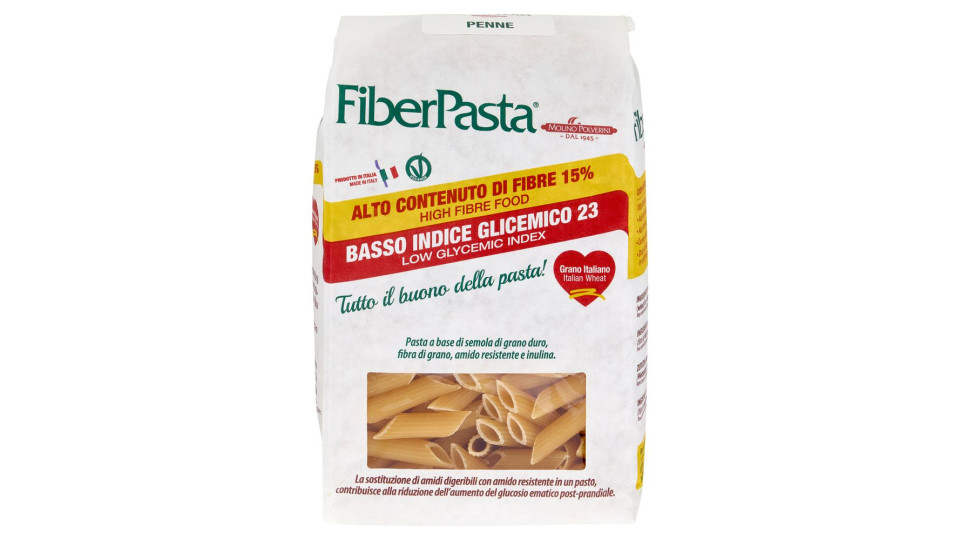 Fiberpasta Penne Basso Indice Glicemico 23 500 G