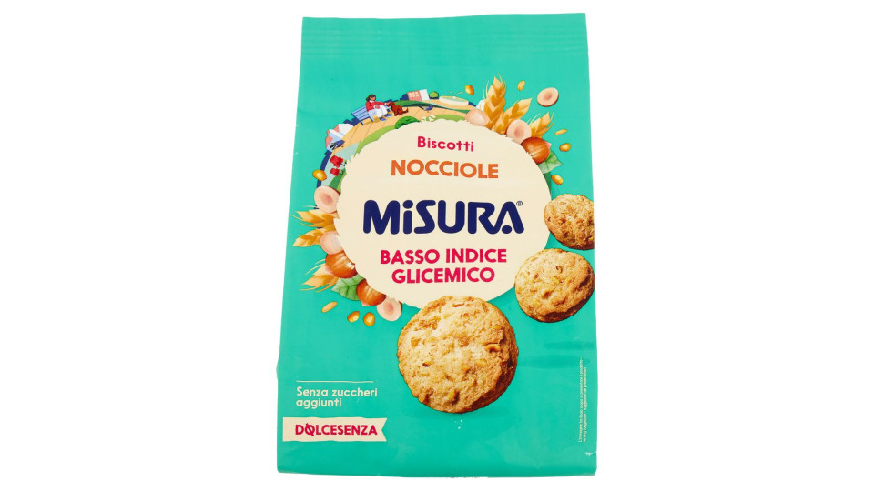 Misura Dolcesenza Biscotti Nocciole 200 G