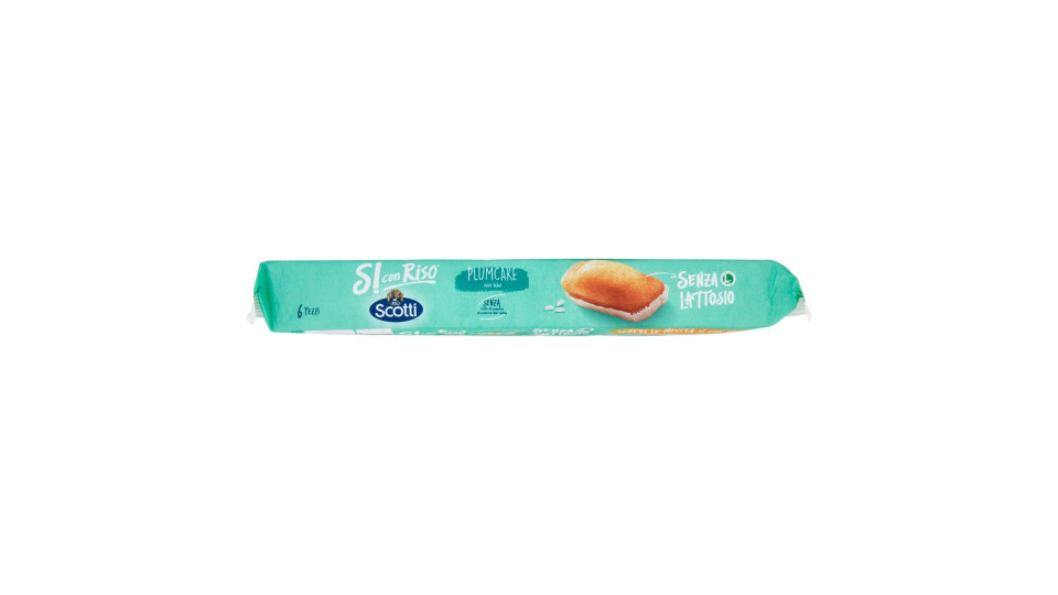 Riso Scotti Si Con Riso Senza Lattosio Plumcake Con Riso 6 X 31,7 G
