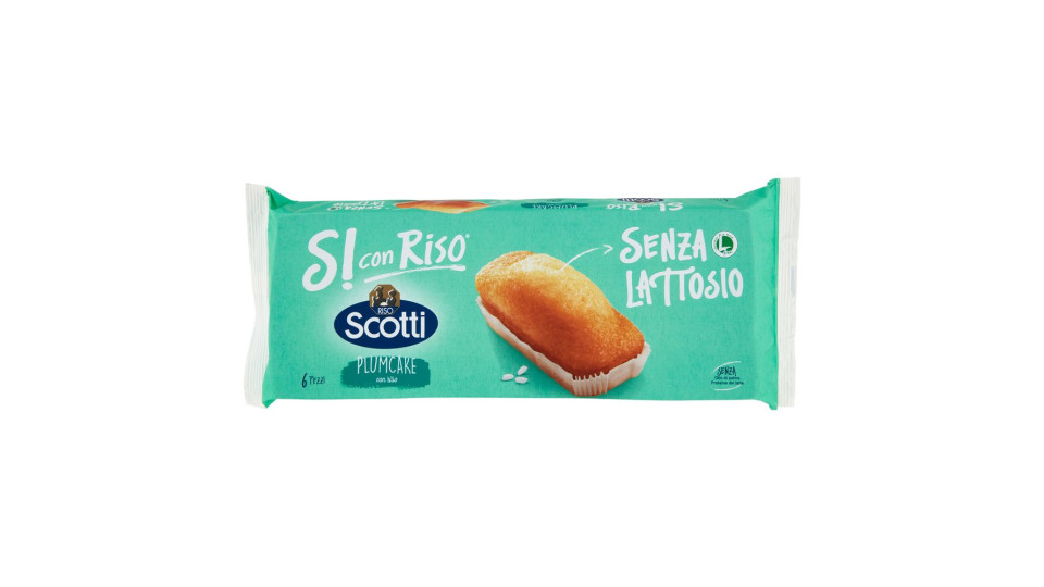 Riso Scotti Si Con Riso Senza Lattosio Plumcake Con Riso 6 X 31,7 G