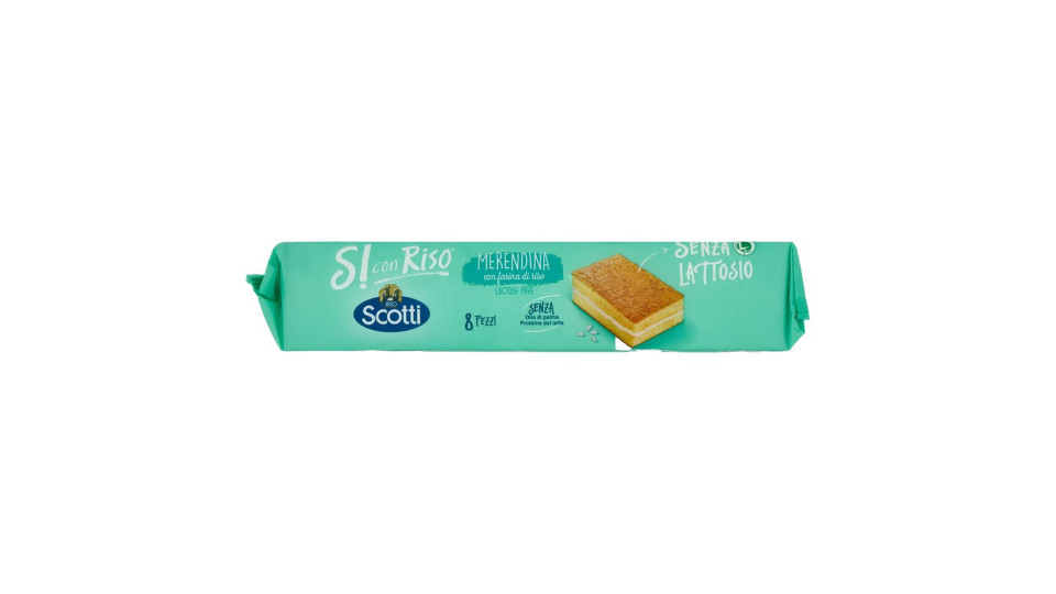 Riso Scotti Si Con Riso Senza Lattosio Merendina Con Farina Di Riso 8 X 25 G