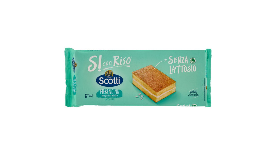 Riso Scotti Si Con Riso Senza Lattosio Merendina Con Farina Di Riso 8 X 25 G