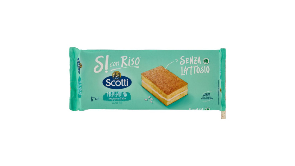 Riso Scotti Si Con Riso Senza Lattosio Merendina Con Farina Di Riso 8 X 25 G