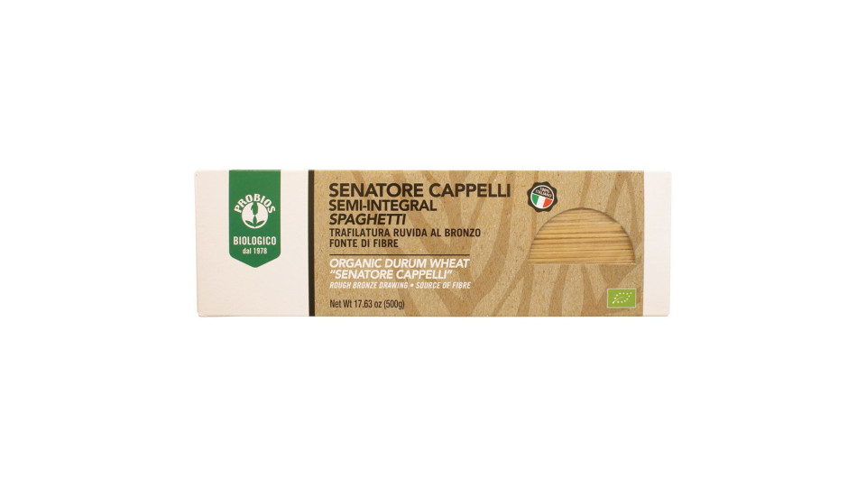 Spaghetti Di Grano Senatore Cappelli Semintegrale Probios 500 G