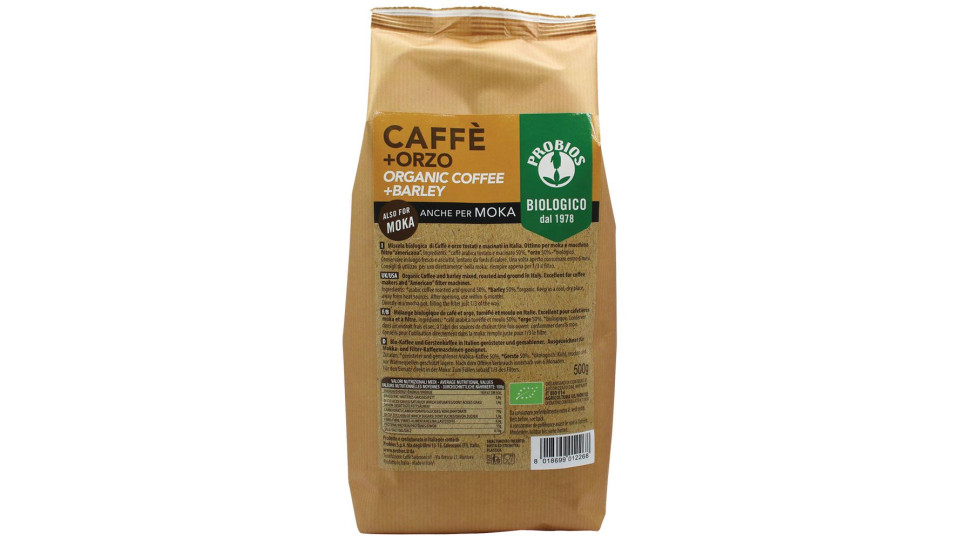 Caffe + Orzo Per Moka Probios 500 G