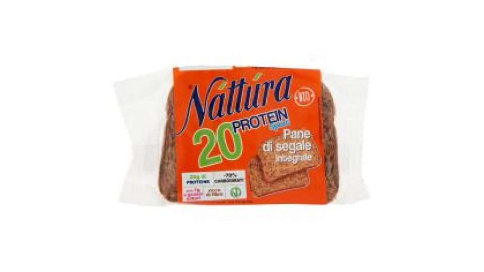 Náttúra 20 Protein Sport Pane Di Segale Integrale Bio 250 G