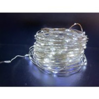 300 Gocce Di Led Bianchi Su Filo Di Rame 15 M