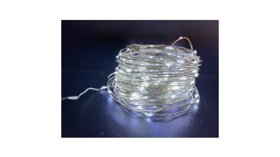 300 Gocce Di Led Bianchi Su Filo Di Rame 15 M