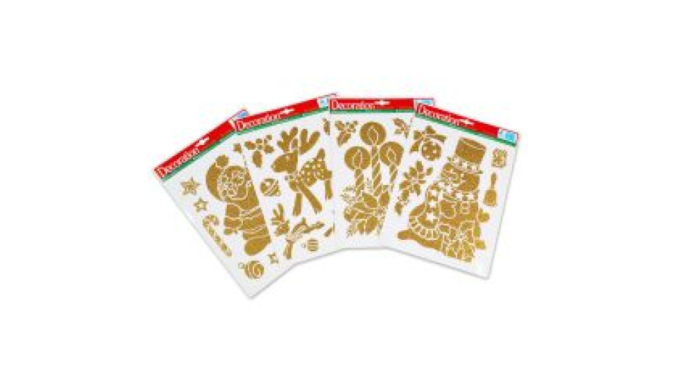 Stickers Glitterati Oro 22x32 Cm