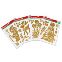 Stickers Glitterati Oro 22x32 Cm