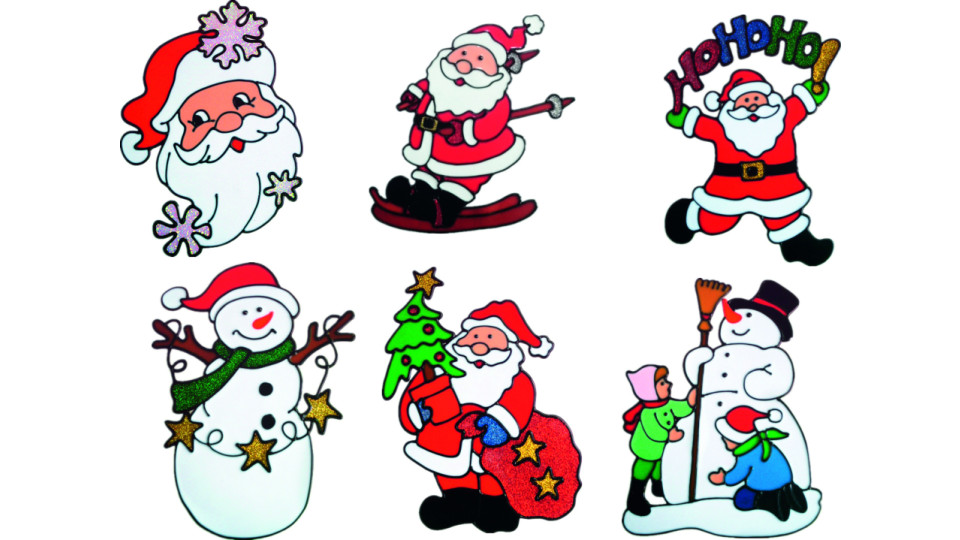 Stickers Pvc 20 Cm Assortiti