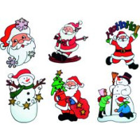 Stickers Pvc 20 Cm Assortiti