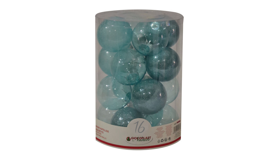 16 Sfere Gemme Ice Blue