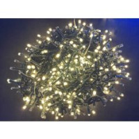 1500 Led Bianco Caldo Cavo Scuro Uso Esterno/interno 30 M