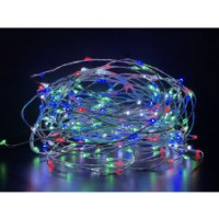 300 Gocce Di Led Multi Su Filo Di Rame 15 M