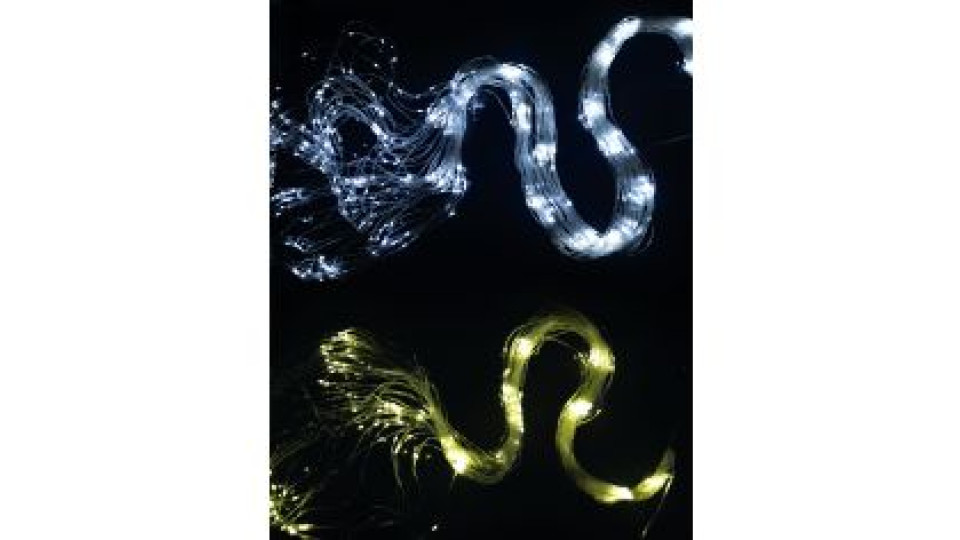 Cascata 450 Maxi Gocce Di Led Bianchi 2,5 M