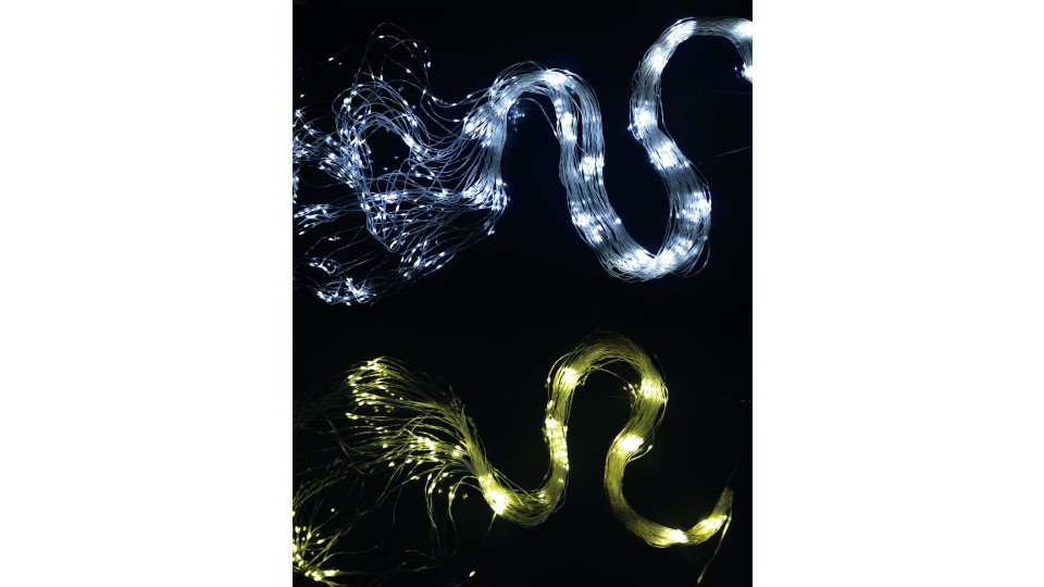 Cascata 450 Maxi Gocce Di Led Bianchi 2,5 M
