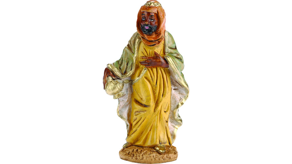 Re Magio Moro Presepe 10 Cm
