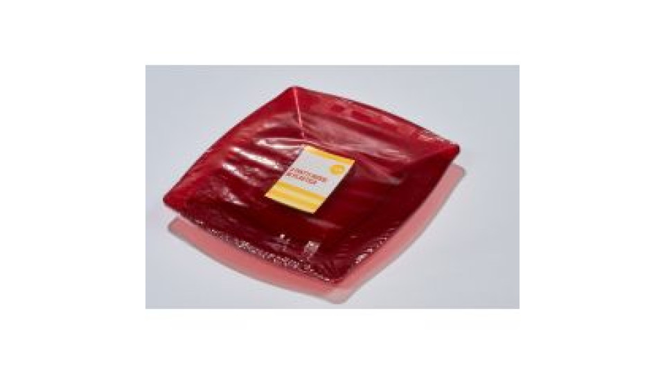 3 Piatti Piani Rossi Plastica 20,5cm