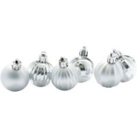 Set 6 Sfere Di Plastica Arg.