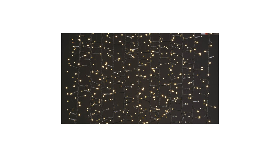 Catena Luminosa Luci 400 Led Bianco Caldo