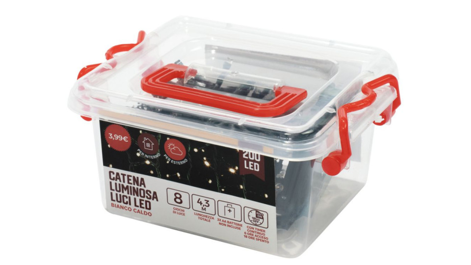 Catena Luminosa Luci 200 Led