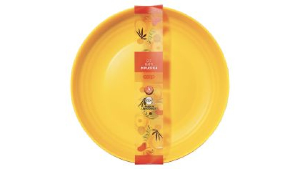 Set Piatti In Plastica 4 Pezzi