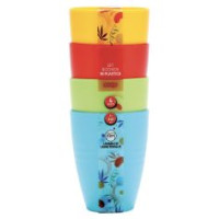 Set Bicchieri In Plastica 4 Pezzi