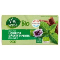 Infuso Liquirizia E Menta Piperita Biologico 20 Filtri 50 G