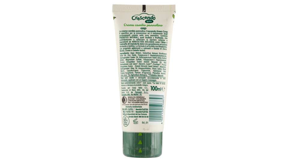 Crema Cambio Pannolino Green 100 Ml