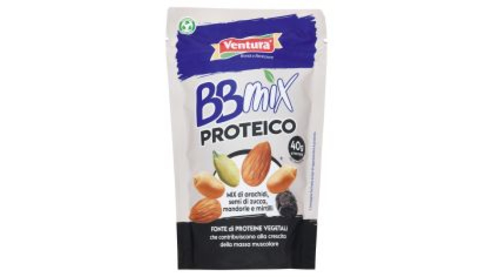 Ventura Bbmix Proteico Mix Di Arachidi, Semi Di Zucca, Mandorle E Mirtilli 150 G