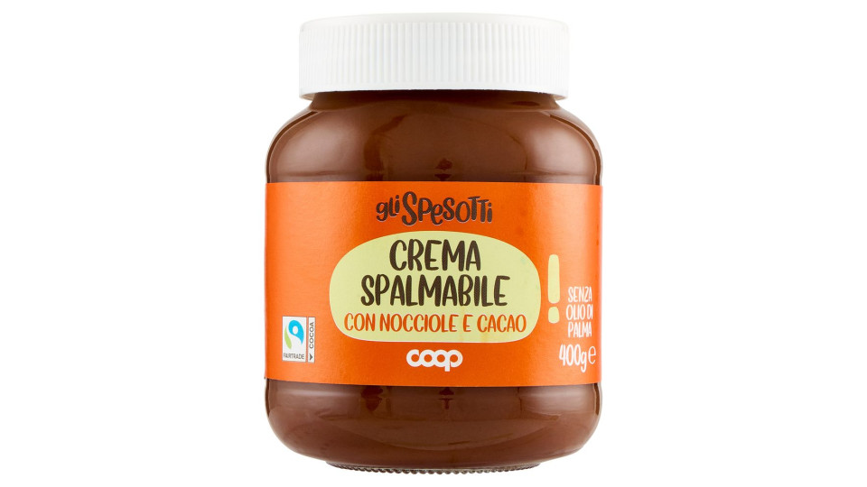 Crema Spalmabile Con Nocciole E Cacao 400 G