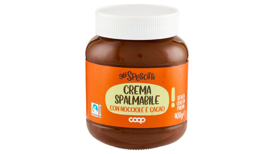 Crema Spalmabile Con Nocciole E Cacao 400 G