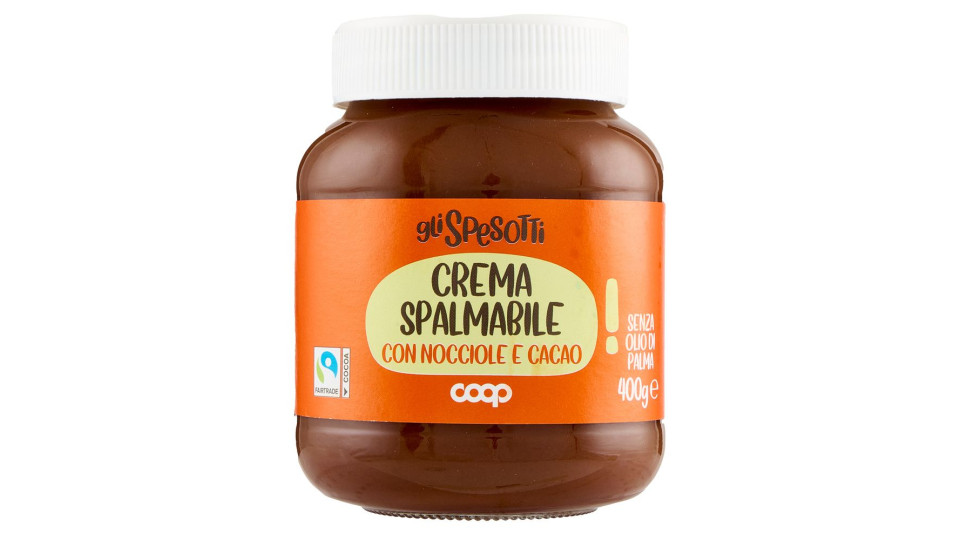 Crema Spalmabile Con Nocciole E Cacao 400 G