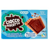 Ciocco Biscotto Con Tavoletta Di Cioccolato Al Latte 10 X 25 G