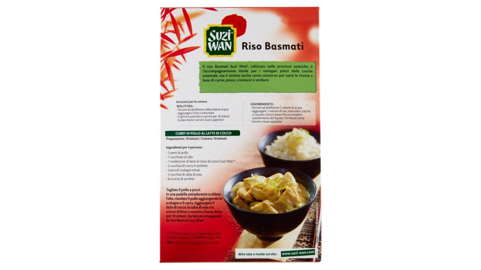 Suzi Wan Riso Basmati 500 G